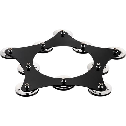 meinl tambourines meinl sfhht 9.5" drummer add-ons super flex hihat stainless steel jingles tambourine