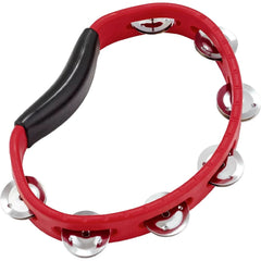 Meinl Tambourines Red Meinl HT Headliner Series Plastic Stainless Steel Jingles 1 Row Tambourine