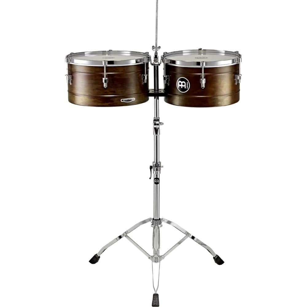 meinl timbales antique meinl mt1415 14" & 15" marathon series timbales    #color_antique