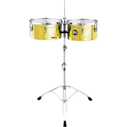 meinl timbales brass meinl mt1415 14" & 15" marathon series timbales    