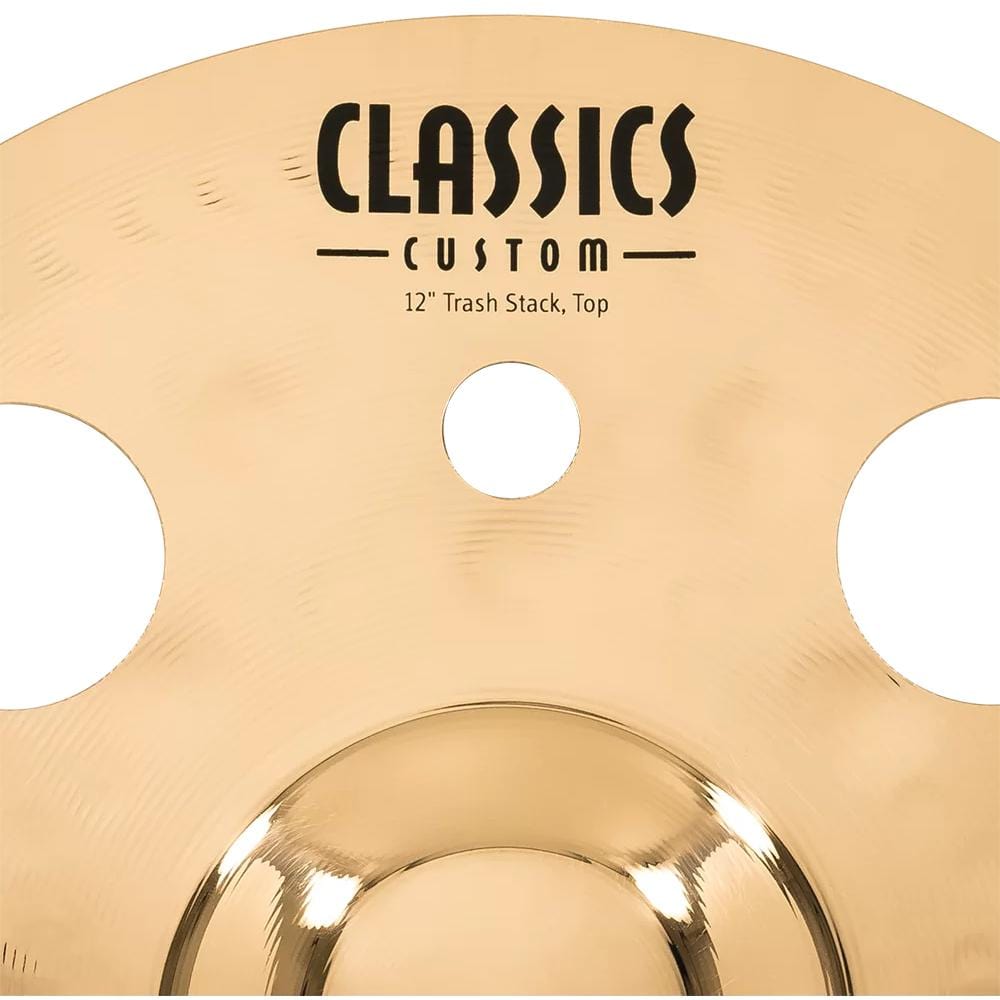 Meinl Trash Stack Cymbals Meinl CC12STK Classics Custom 12inch Trash Stack Brilliant Cymbal