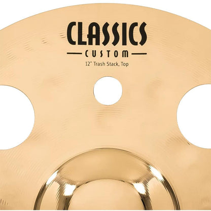 Meinl Trash Stack Cymbals Meinl CC12STK Classics Custom 12inch Trash Stack Brilliant Cymbal