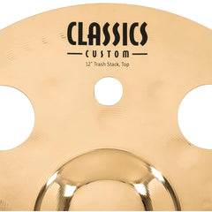 Meinl Trash Stack Cymbals Meinl CC12STK Classics Custom 12inch Trash Stack Brilliant Cymbal