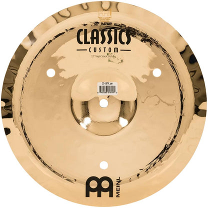 Meinl Trash Stack Cymbals Meinl CC12STK Classics Custom 12inch Trash Stack Brilliant Cymbal