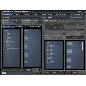 MELDA Virtual Instruments MELDA MDrummer Drum Machine
