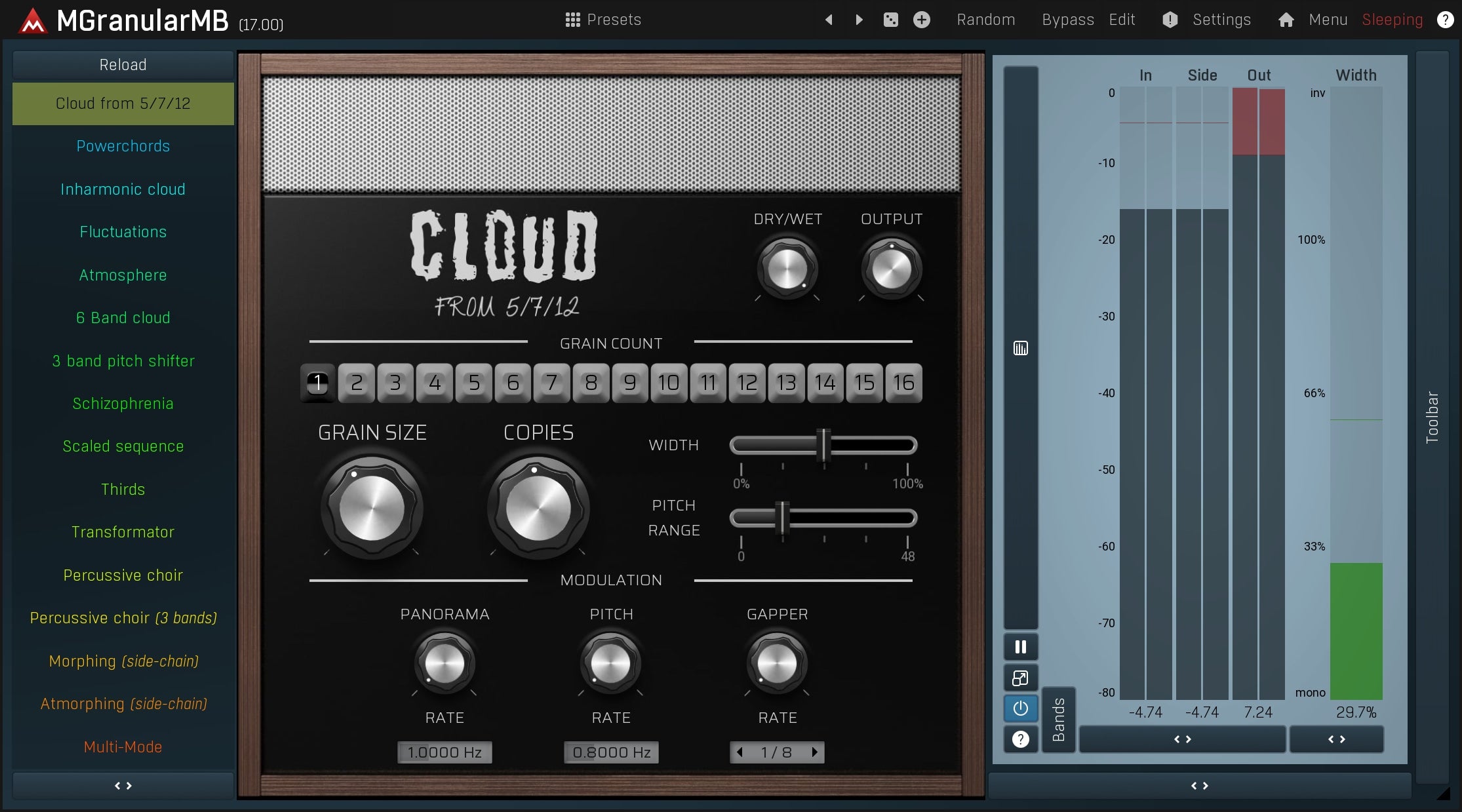 MELDA Virtual Instruments MELDA MGranularMB Granular Synthesizer – Professional Audio Software & Plugin