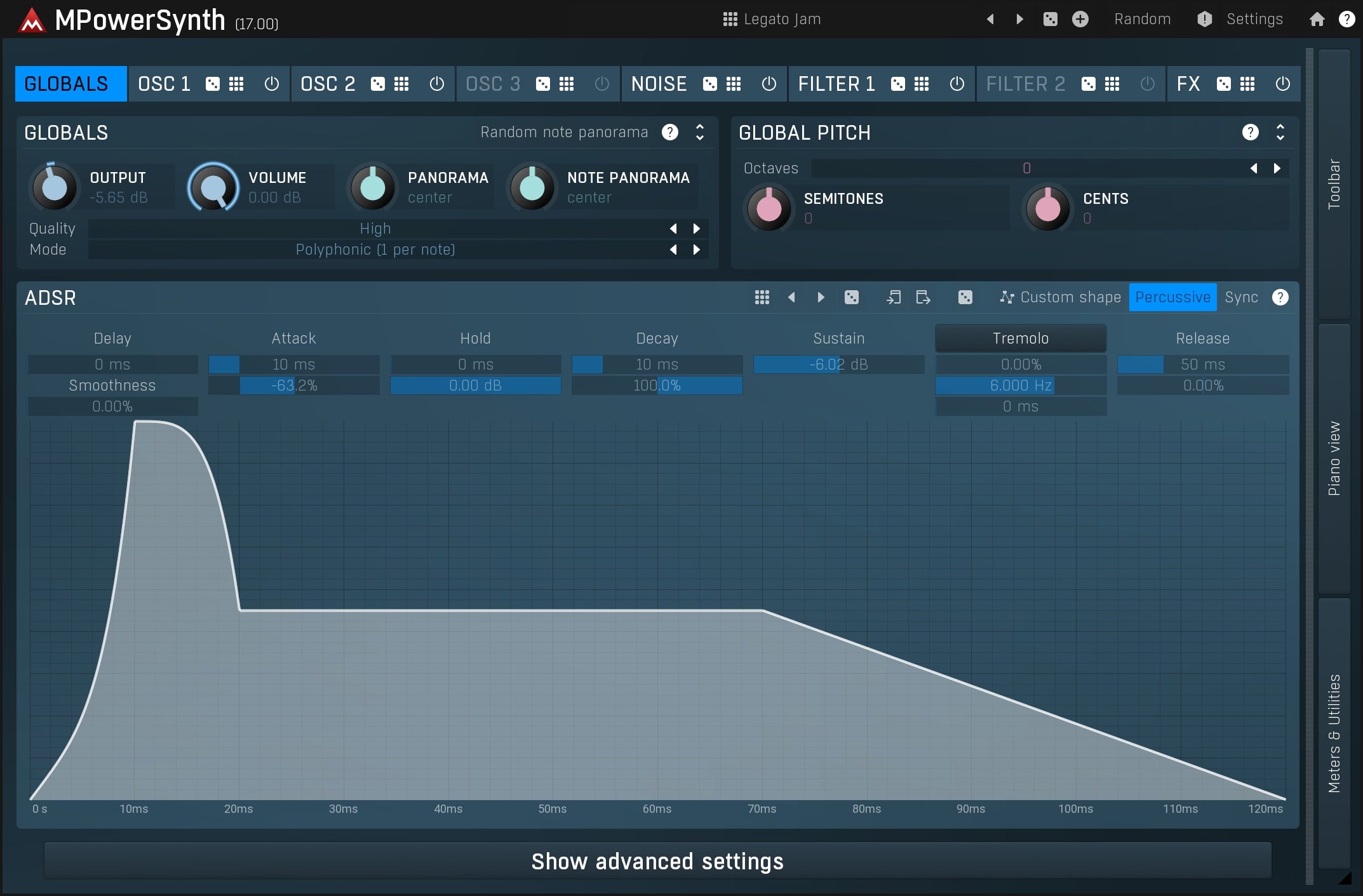 MELDA Virtual Instruments MELDA MPowerSynth Synthesizer – Professional Audio Software & Plugin