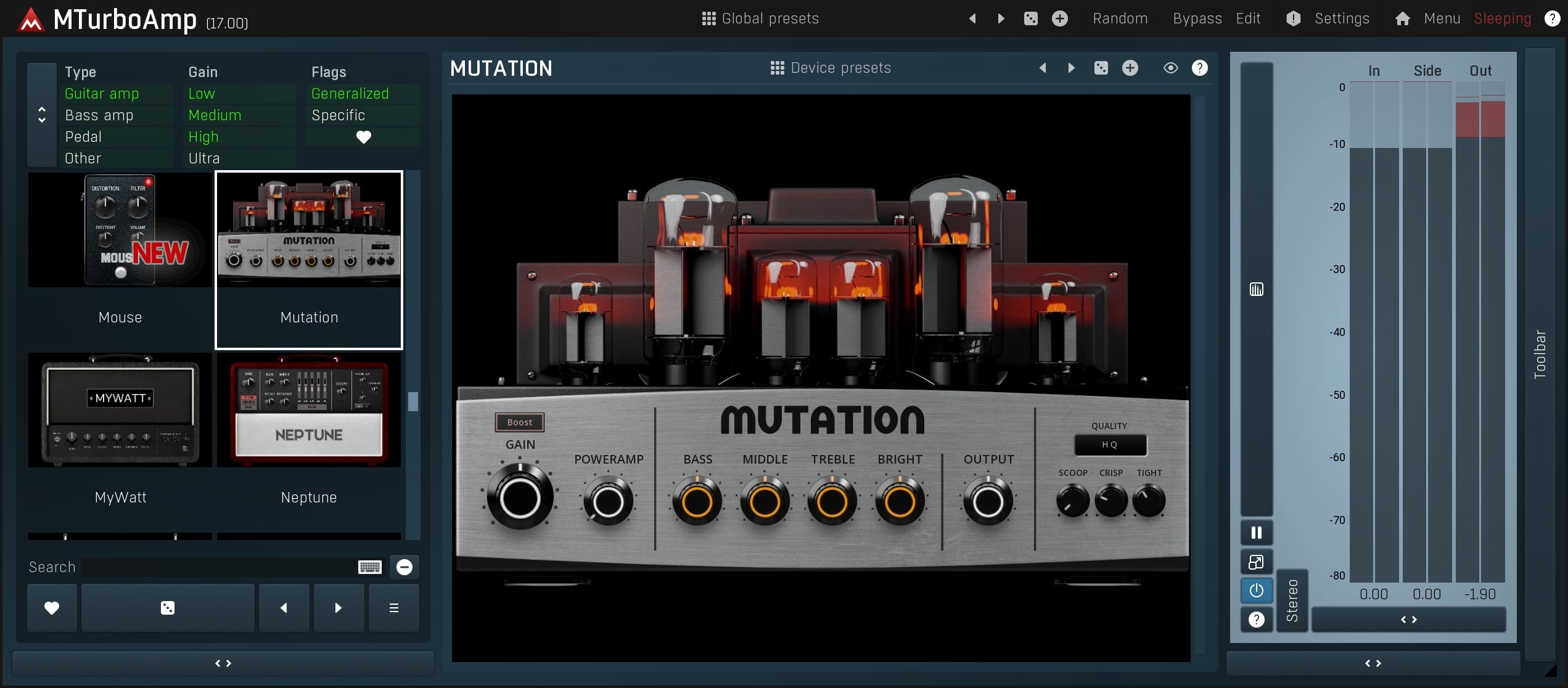 MELDA Virtual Instruments Melda MTurboAmp: Multi-Band Amplifier