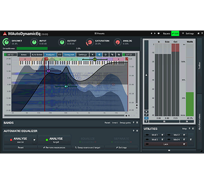 MELDA Virtual Processors MELDA MAutoDynamicEq Automatic Equalizer