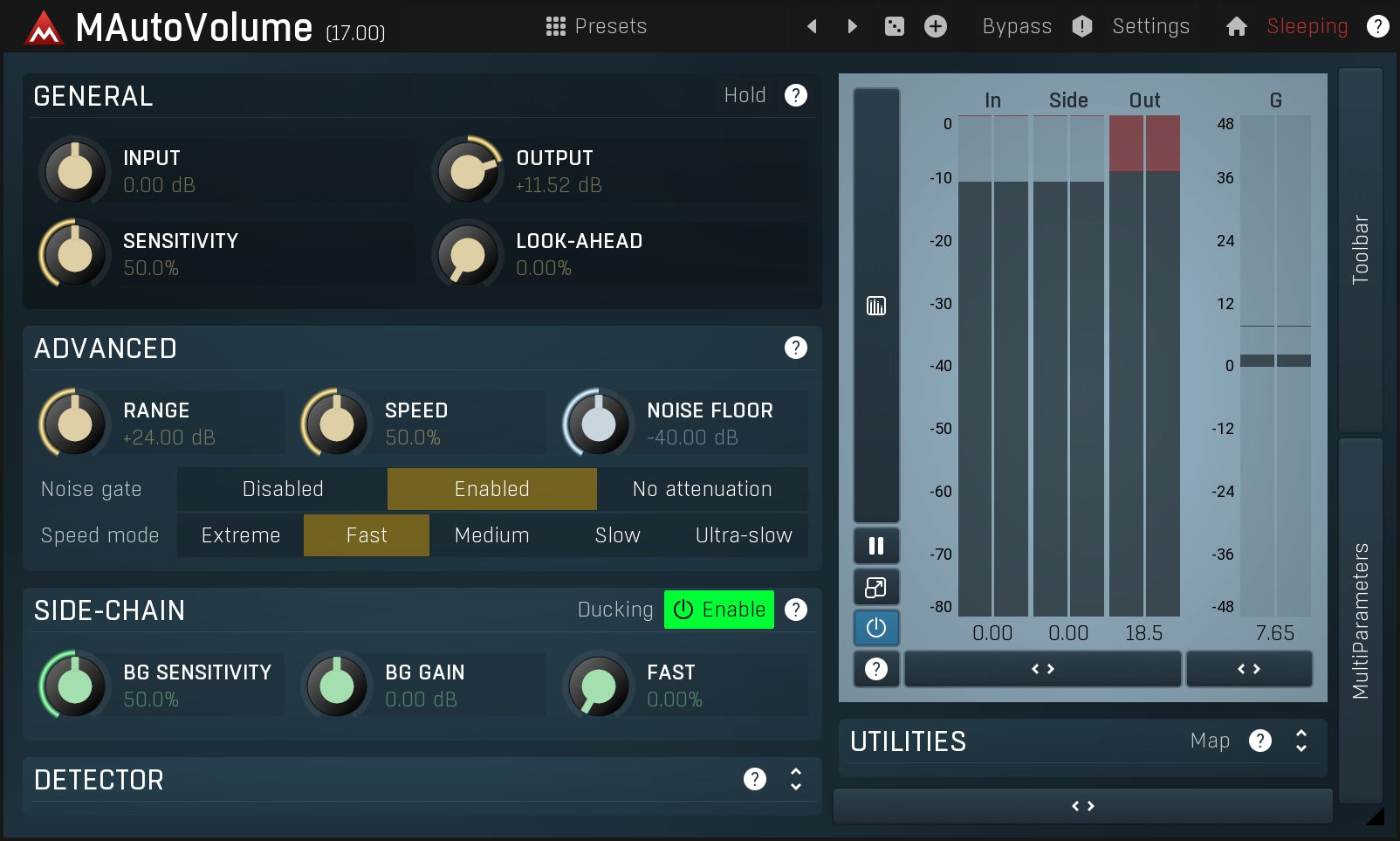 MELDA Virtual Processors MELDA MAutoVolume Automatic Volume – Professional Audio Software & Plugin