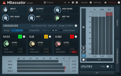 MELDA Virtual Processors MELDA MBassador Bass Enhancer