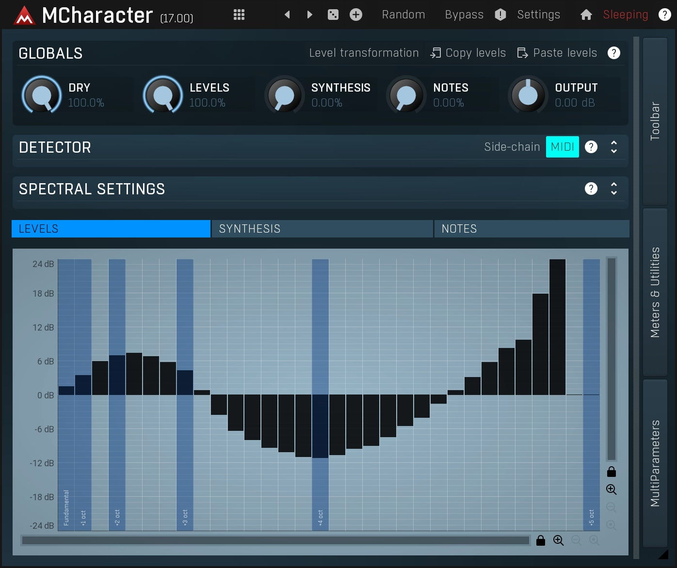 MELDA Virtual Processors MELDA MCharacter Distortion