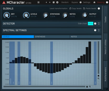 MELDA Virtual Processors MELDA MCharacter Distortion