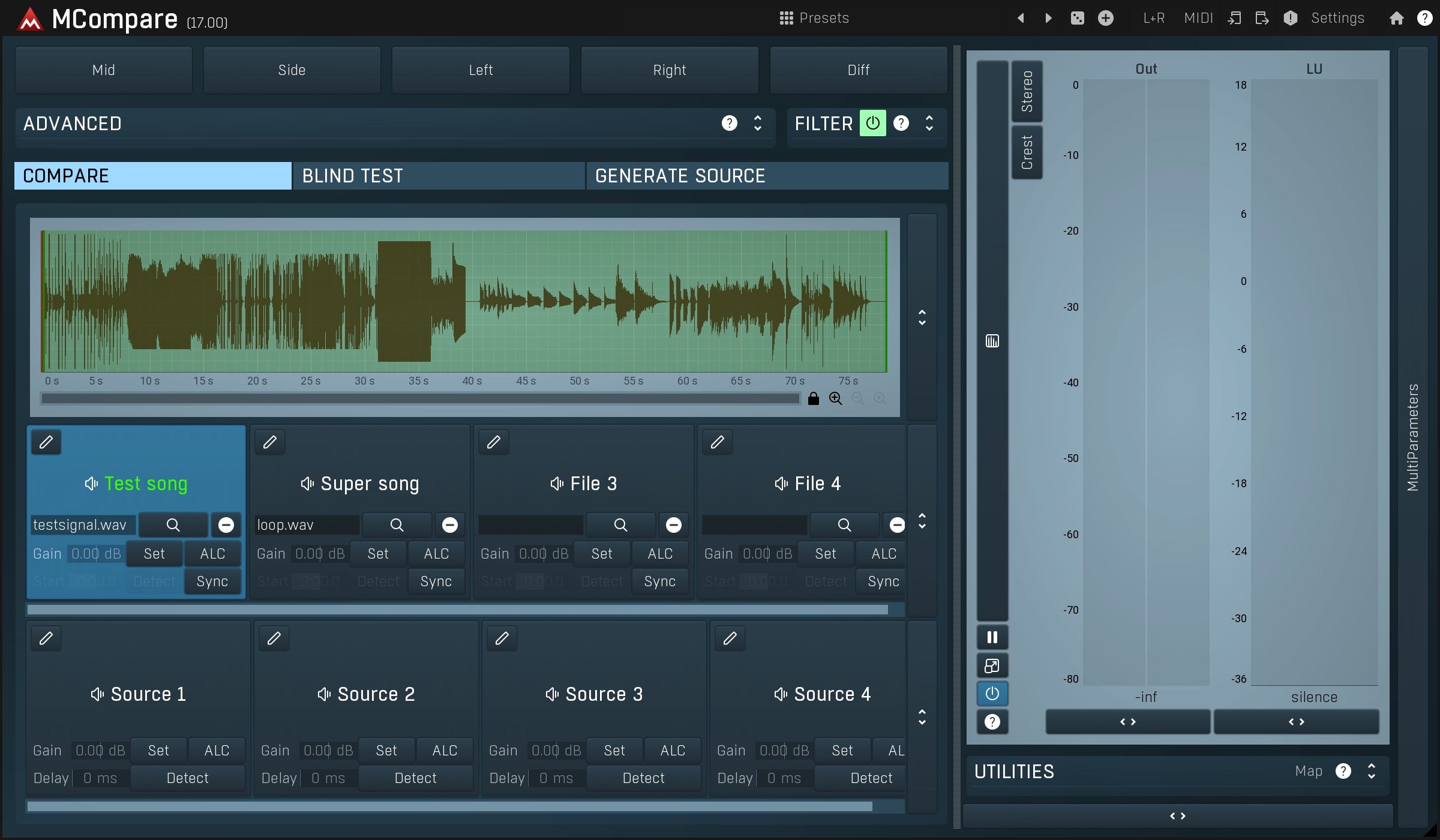 MELDA Virtual Processors MELDA MCompare Analyzer – Professional Audio Software & Plugin