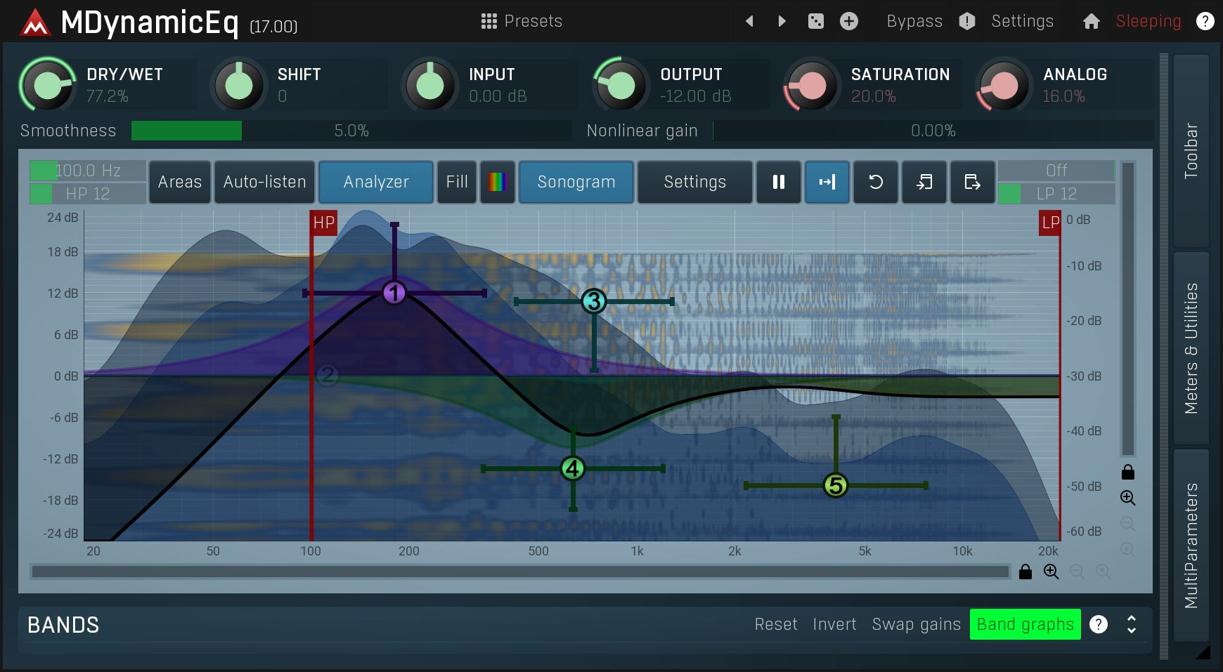 MELDA Virtual Processors MELDA MDynamicEq Dynamic Equalizer – Professional Audio Software & Plugin