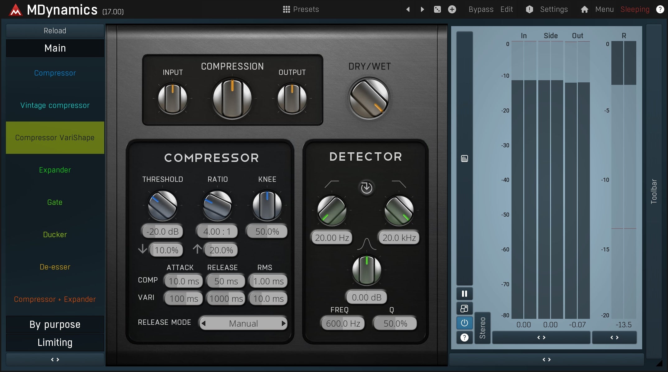MELDA Virtual Processors MELDA MDynamics Dynamics Processor – Professional Audio Software & Plugin