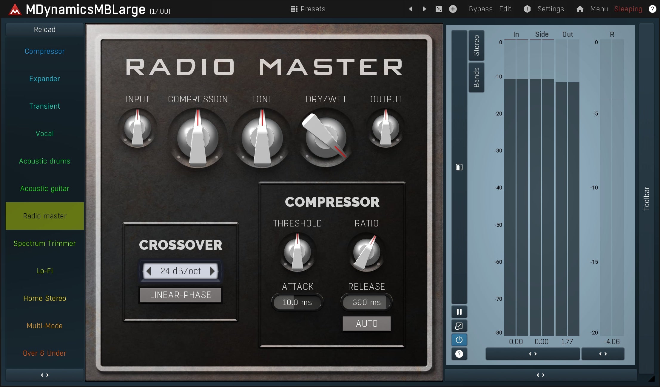 MELDA Virtual Processors MELDA MDynamicsMB Multiband Dynamics