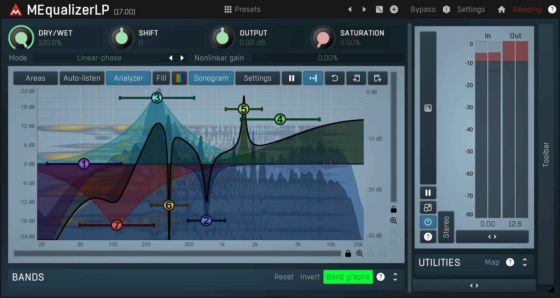 MELDA Virtual Processors MELDA MEqualizerLP Equalizer