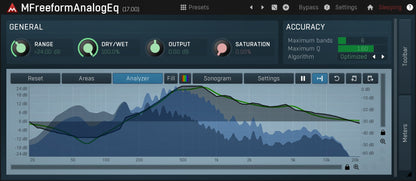 MELDA Virtual Processors MELDA MFreeformAnalogEq Equalizer
