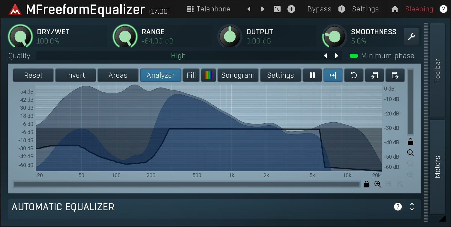 MELDA Virtual Processors MELDA MFreeformEqualizer Equalizer – Professional Audio Software & Plugin