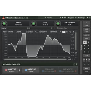 MELDA Virtual Processors MELDA MFreeformEqualizer Equalizer – Professional Audio Software & Plugin
