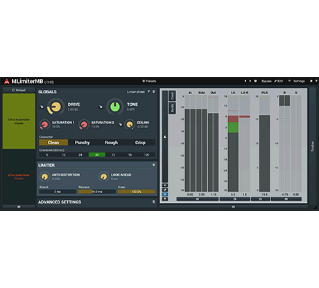 MELDA Virtual Processors MELDA MLimiterMB Limiter