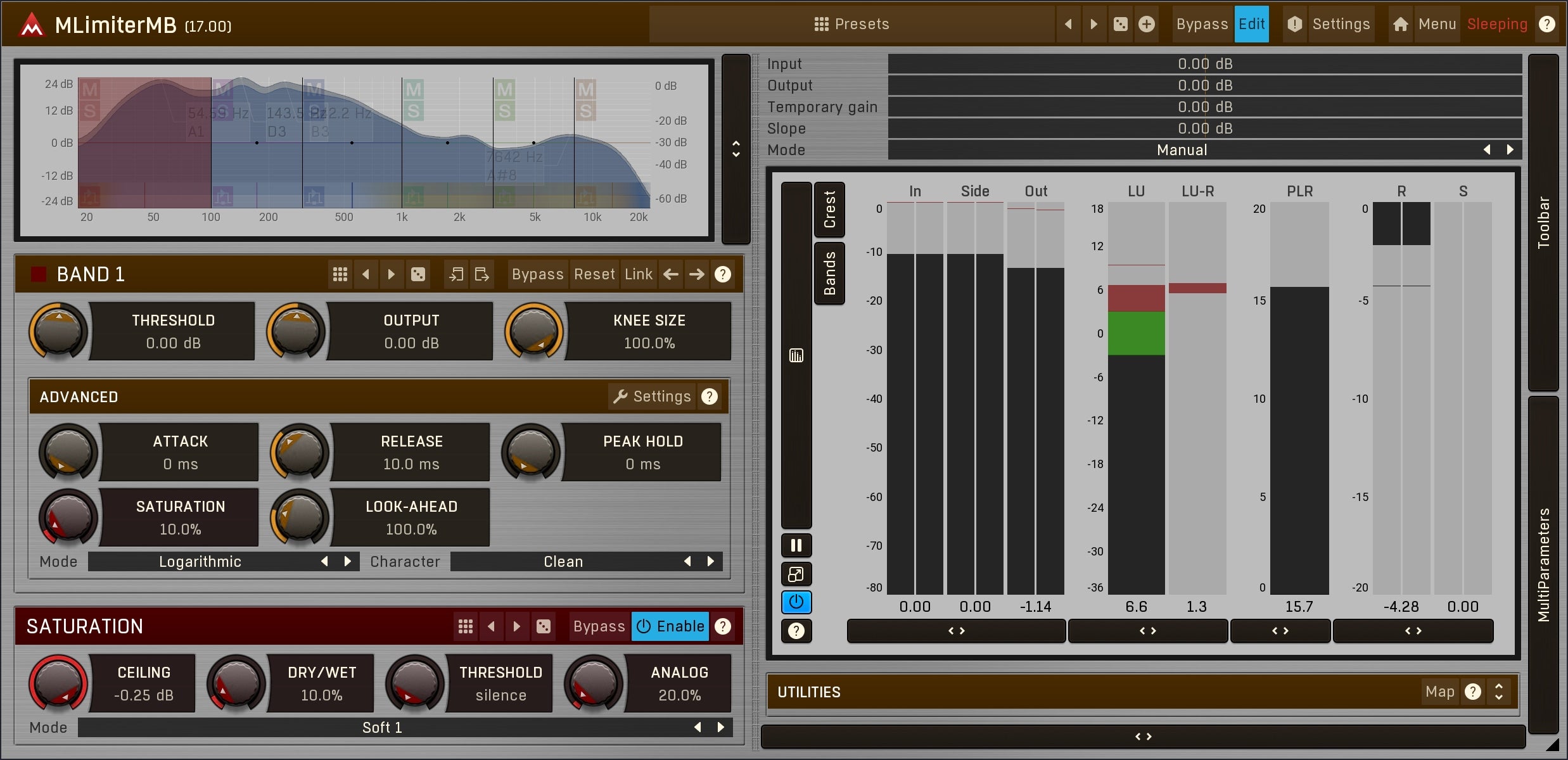 MELDA Virtual Processors MELDA MLimiterMB Limiter