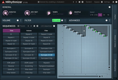 MELDA Virtual Processors Melda MRhythmizer - Gating, Glitching, Repeating, Scratching