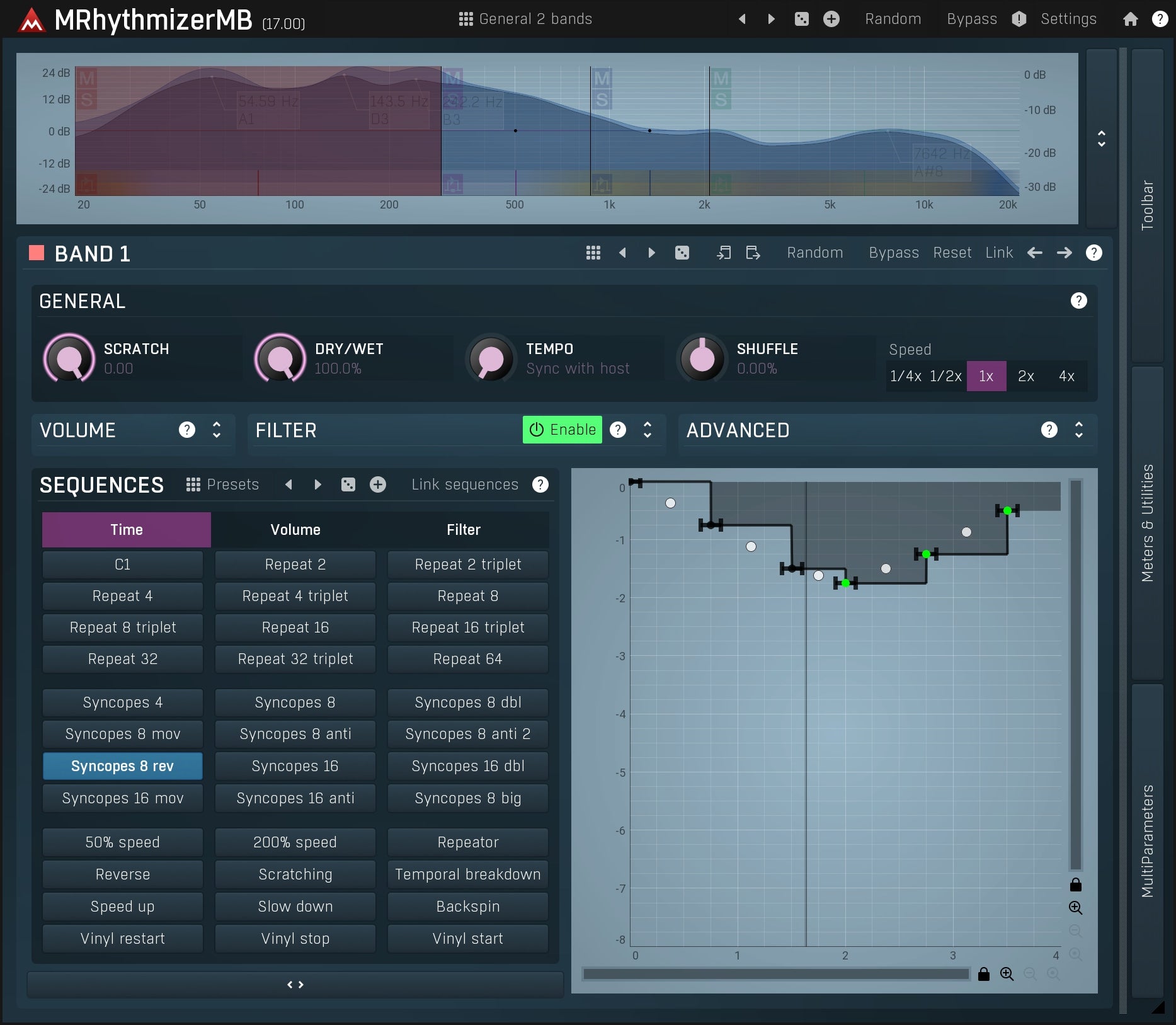 MELDA Virtual Processors MELDA MRhythmizerMB Rhythmizer