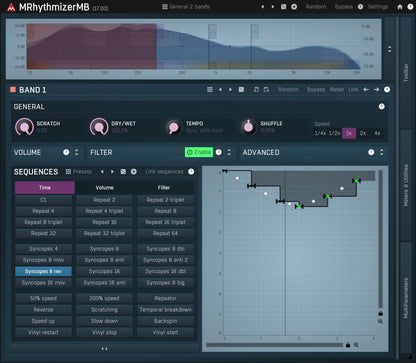 MELDA Virtual Processors MELDA MRhythmizerMB Rhythmizer