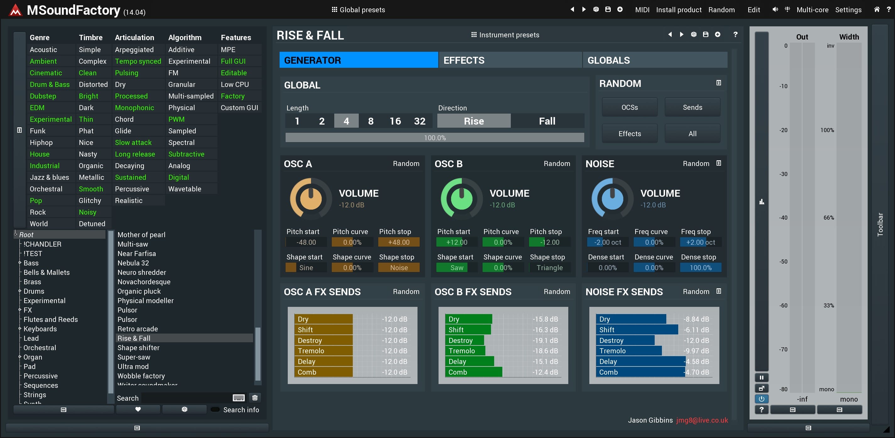 MELDA Virtual Processors MELDA MSoundFactoryLE Sound Design Tool