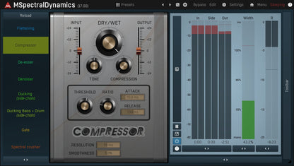 MELDA Virtual Processors MELDA MSpectralDynamics Multiband Dynamics
