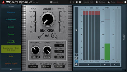 MELDA Virtual Processors MELDA MSpectralDynamics Multiband Dynamics