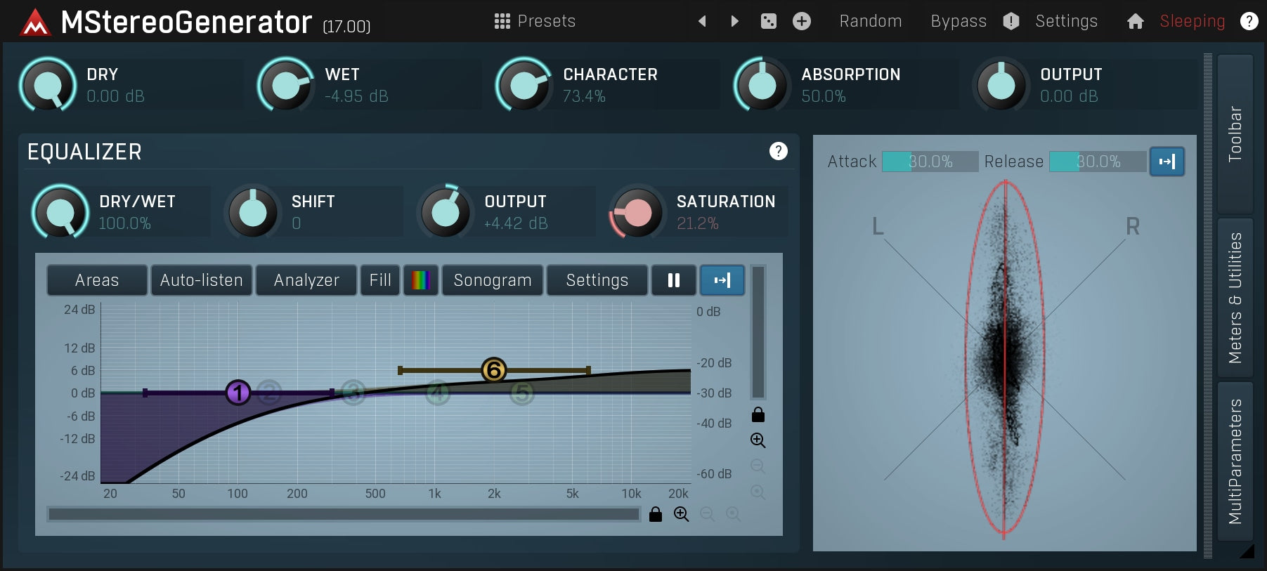 MELDA Virtual Processors MELDA MStereoGenerator Stereo Widener – Professional Audio Software & Plugin