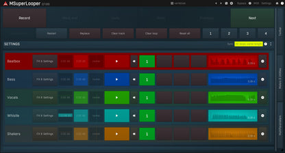 MELDA Virtual Processors MELDA MSuperLooper Looper – Professional Audio Software & Plugin