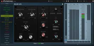 MELDA MTurboComp Compressor – Professional Audio Software & Plugin