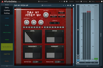 MELDA Virtual Processors MELDA MTurboDelay Delay