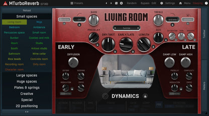 MELDA Virtual Processors MELDA MTurboReverb Reverb
