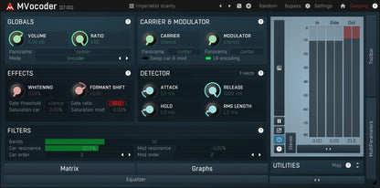 MELDA Virtual Processors MELDA MVocoder Vocoder