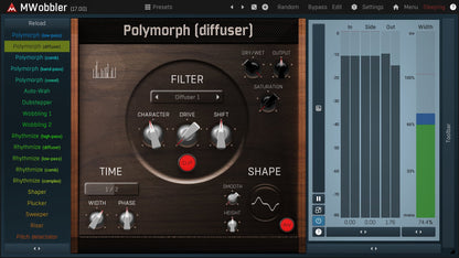 MELDA Virtual Processors MELDA MWobbler Modulation Effect
