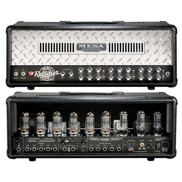 Mesa Boogie Tube Amplifiers Mesa Boogie Triple Rectifier 150-Watt Tube Head - Diamond Plate Grille
