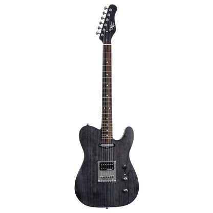 michael kelly electric guitars faded black michael kelly 54op open pore 6 string electric guitar   
