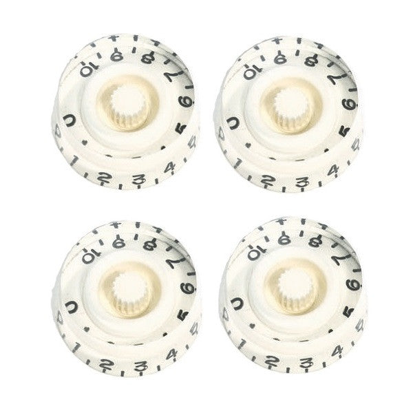Mighty Mite Guitar Parts Mighty Mite MM900 Speed Knob Gibson Style Replacement - White