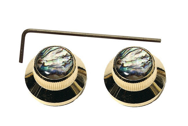 Mighty Mite Guitar Parts Mighty Mite MMNP002GAT Metal UFO Guitar Knobs