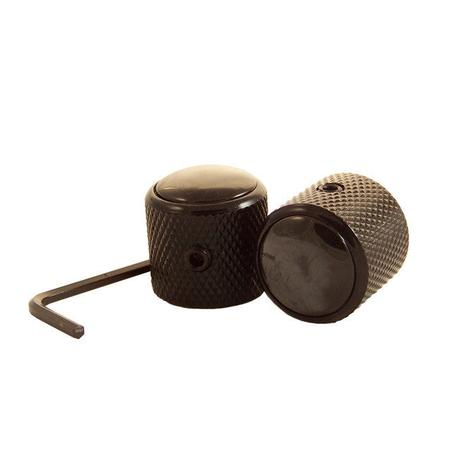Mighty Mite Guitar Parts Mighty Mite MMNS001BBP Dome Knob Blackpearl