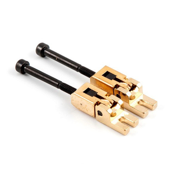 Mighty Mite Nuts and Saddles Mighty Mite MM3702G Floyd Rose Bridge Saddle for 3 & 4 String - Gold