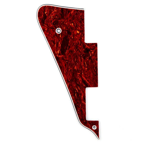 mighty mite pickups mighty mite mm5802 les paul replacement pickguard - tortoise shell