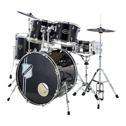 millenium acoustic drum kits black millenium mx222 standard complete drum set    