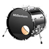 Millenium Bass Drums 20-inch x 16-inch Millenium MX500 Series Bass Drum - Black