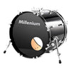 Millenium Bass Drums 22-inch x 16-inch Millenium MX500 Series Bass Drum - Black